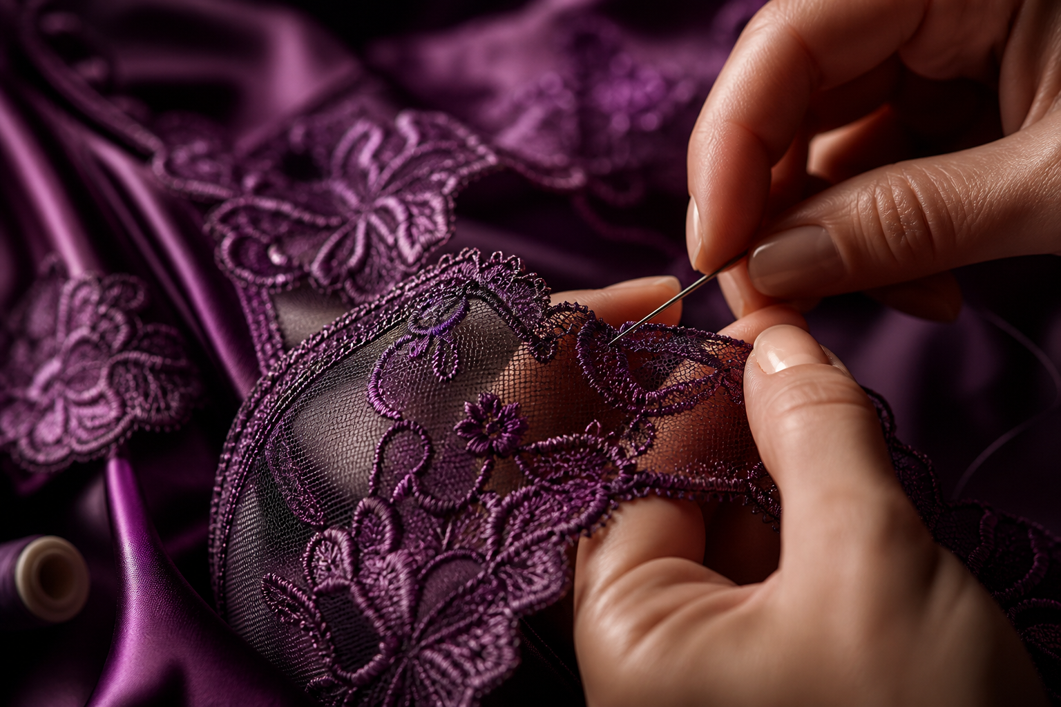 Детали ручной работы LingerIva — кружево и вышивка